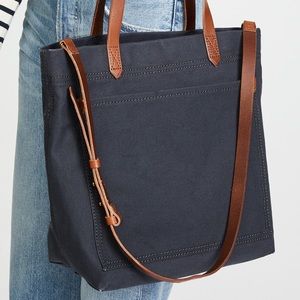 Madewell Medium Canvas & Leather Tote